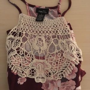 Women’s fancy floral blouse.